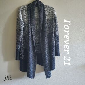 Forever 21 Black and Gray Women's Sweater